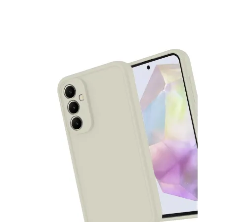 Samsung Galaxy A17 5G Viera Silikon - Krem