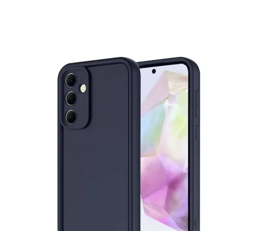 Samsung Galaxy A17 5G Viera Silikon - Lacivert