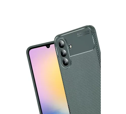 Samsung Galaxy S25 FE Auto Focus Karbon Kapak - Koyu Yeşil