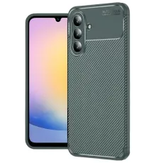 Samsung Galaxy S25 FE Auto Focus Karbon Kapak - Koyu Yeşil
