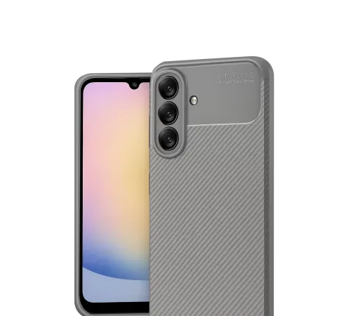 Samsung Galaxy A17 5G Auto Focus Karbon Kapak - Gri