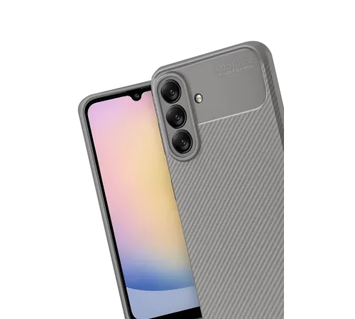 Samsung Galaxy A17 5G Auto Focus Karbon Kapak - Gri