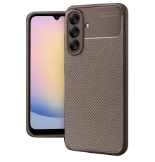 Samsung Galaxy A17 5G Auto Focus Karbon Kapak - Kahverengi