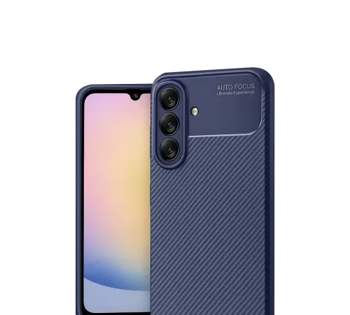 Samsung Galaxy A17 5G Auto Focus Karbon Kapak - Lacivert