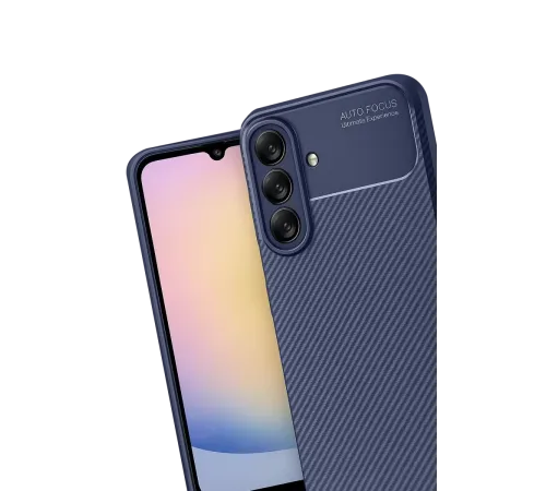 Samsung Galaxy A17 5G Auto Focus Karbon Kapak - Lacivert