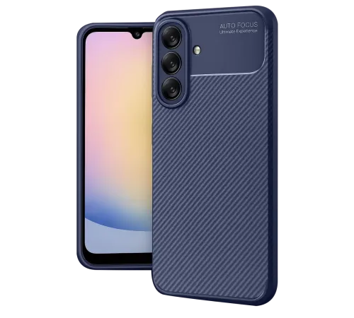Samsung Galaxy A17 5G Auto Focus Karbon Kapak - Lacivert