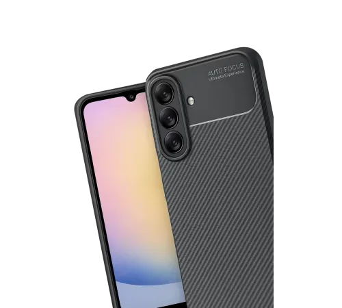 Samsung Galaxy A17 5G Auto Focus Karbon Kapak - Siyah