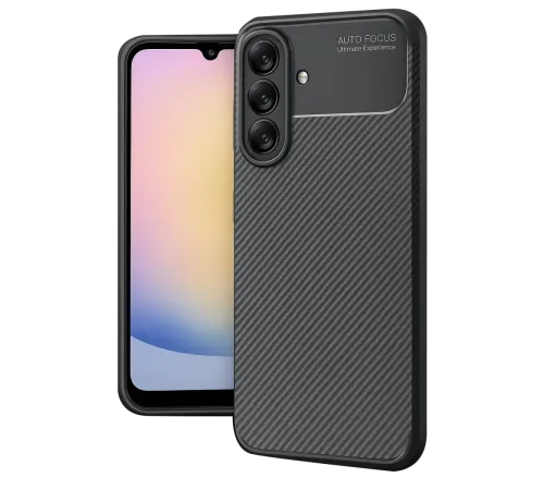 Samsung Galaxy A17 5G Auto Focus Karbon Kapak - Siyah