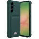 Samsung Galaxy A17 5G Kelvin Kartvizitli Silikon - Koyu Yeşil