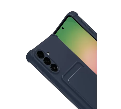 Samsung Galaxy A17 5G Kelvin Kartvizitli Silikon - Lacivert