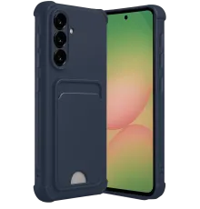 Samsung Galaxy A17 5G Kelvin Kartvizitli Silikon - Lacivert