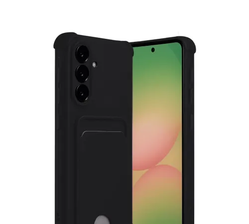 Samsung Galaxy A17 5G Kelvin Kartvizitli Silikon - Siyah