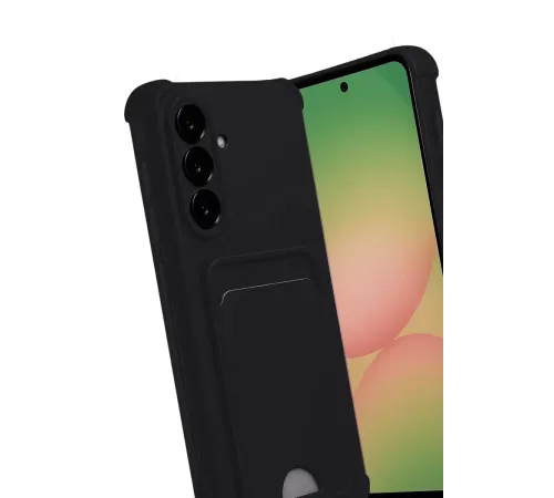 Samsung Galaxy A17 5G Kelvin Kartvizitli Silikon - Siyah