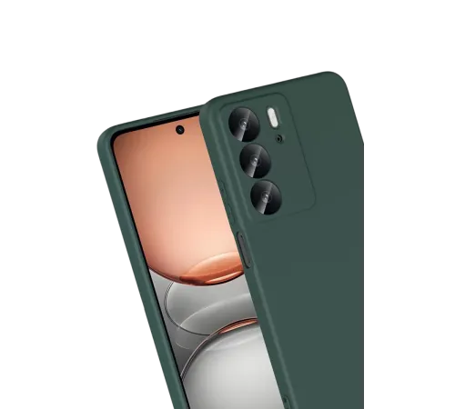 Realme C75 4G First Silikon - Koyu Yeşil