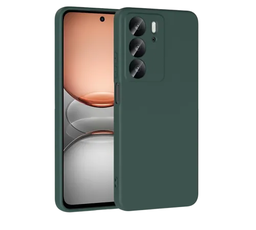 Realme C75 4G First Silikon - Koyu Yeşil