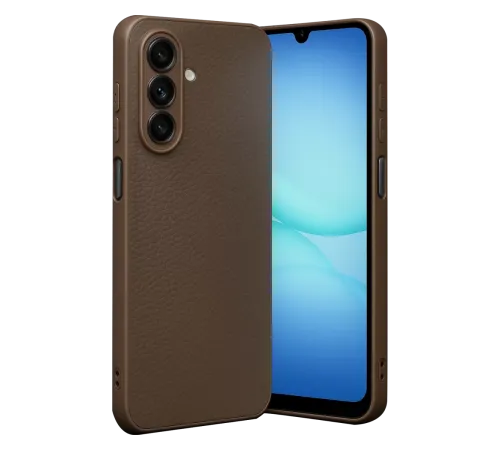 Samsung Galaxy A17 5G Thermax Silikon Kılıf - Kahverengi