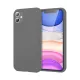 Apple iPhone 11 Kılıf First Silikon - Gri