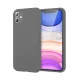 Apple iPhone 11 Kılıf First Silikon - Gri