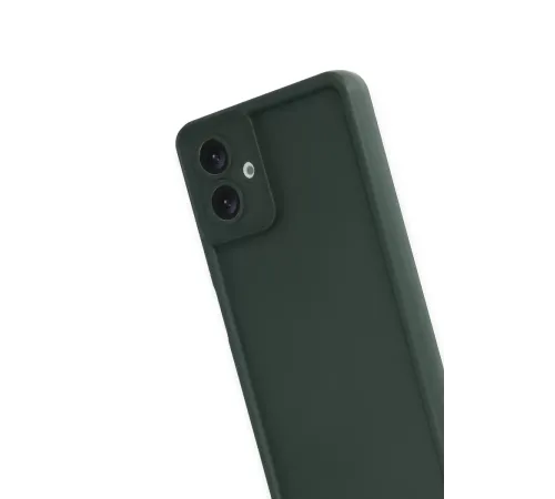 Samsung Galaxy A07 4G Viera Silikon - Koyu Yeşil