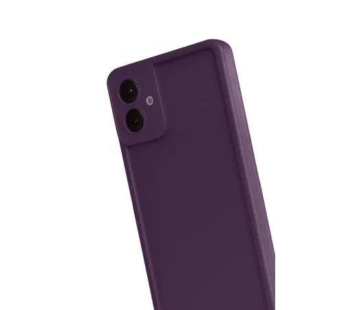 Samsung Galaxy A07 4G Viera Silikon - Mürdüm