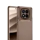 Xiaomi Redmi Note 14 Pro 5G Kılıf Auto Focus Karbon Kapak - Kahverengi