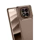Xiaomi Redmi Note 14 Pro 5G Kılıf Auto Focus Karbon Kapak - Kahverengi
