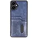 Samsung Galaxy A06 Kılıf Sara Kartvizitli Deri Kılıf - Lacivert