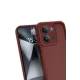 Xiaomi Redmi 15C 4G Viera Silikon - Bordo