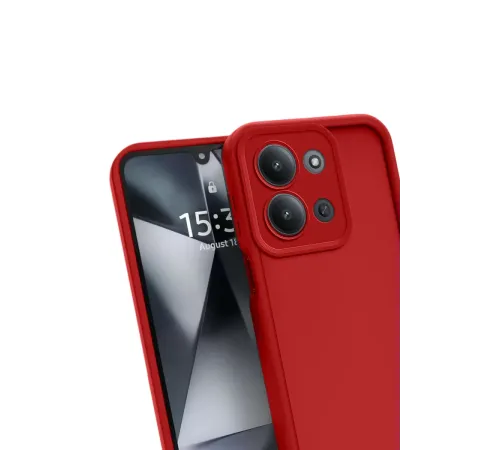 Xiaomi Redmi 15C 4G Viera Silikon - Kırmızı