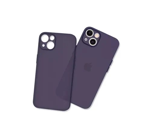 Apple iPhone 13 Mini Kılıf Puma Silikon - Koyu Mor