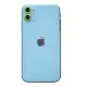 Apple iPhone 11 Neon Fosforlu Kamera Lens - Yeşil