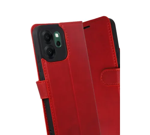 Reno 14F Trend S Plus Kapaklı Kılıf - Kırmızı