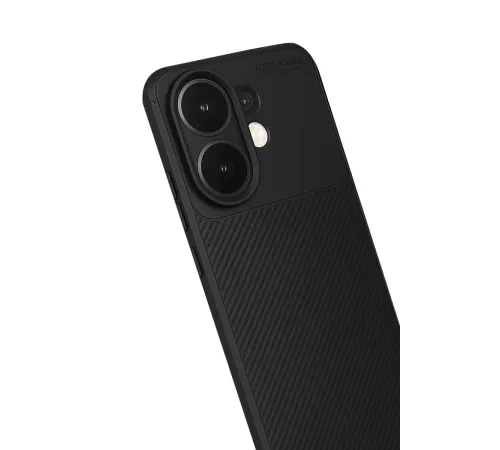 Vivo V60 5G Auto Focus Karbon Kapak - Siyah