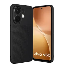 Vivo V60 5G Auto Focus Karbon Kapak - Siyah