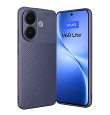 Vivo V60 Lite Auto Focus Karbon Kapak - Lacivert