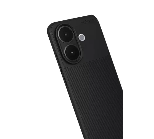 Vivo V60 Lite Auto Focus Karbon Kapak - Siyah