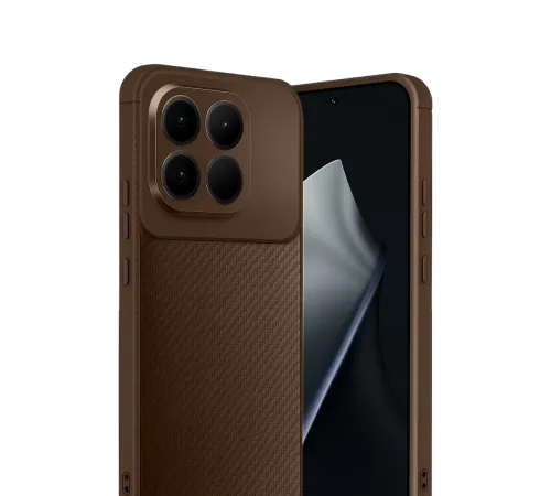Xiaomi Mi 15T Auto Focus Karbon Kapak - Kahverengi