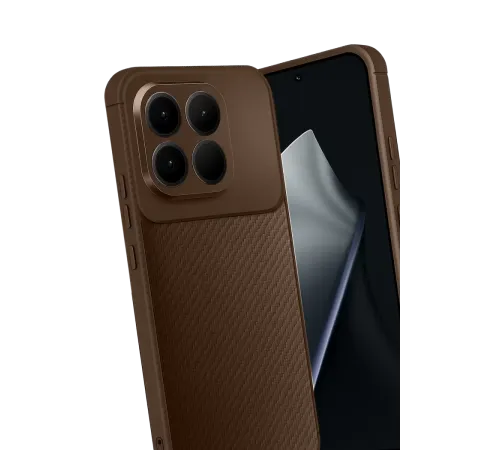 Xiaomi Mi 15T Auto Focus Karbon Kapak - Kahverengi