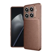 Xiaomi Mi 15T Pro Auto Focus Karbon Kapak - Kahverengi