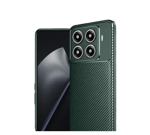 Xiaomi Mi 15T Pro Auto Focus Karbon Kapak - Koyu Yeşil