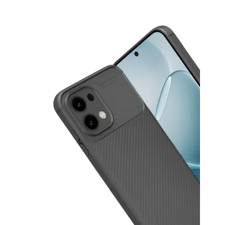 A6 Pro 4G Auto Focus Karbon Kapak - Gri