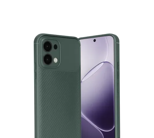 A6 Pro 4G Auto Focus Karbon Kapak - Koyu Yeşil