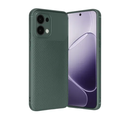 A6 Pro 4G Auto Focus Karbon Kapak - Koyu Yeşil