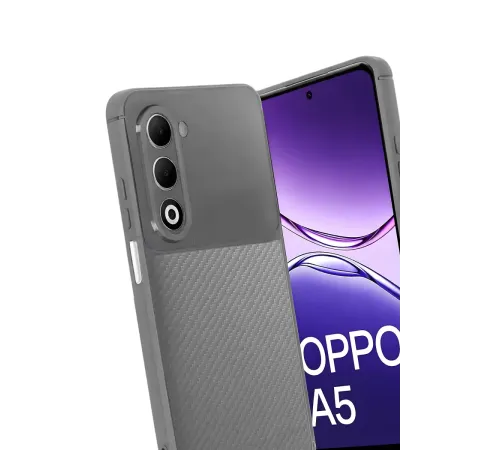 A5 4G Auto Focus Karbon Kapak - Gri