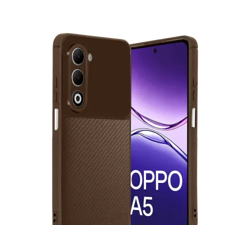 A5 4G Auto Focus Karbon Kapak - Kahverengi