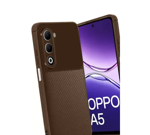 A5 4G Auto Focus Karbon Kapak - Kahverengi