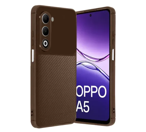 A5 4G Auto Focus Karbon Kapak - Kahverengi