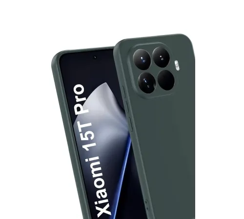 Xiaomi Mi 15T Pro First Silikon - Koyu Yeşil