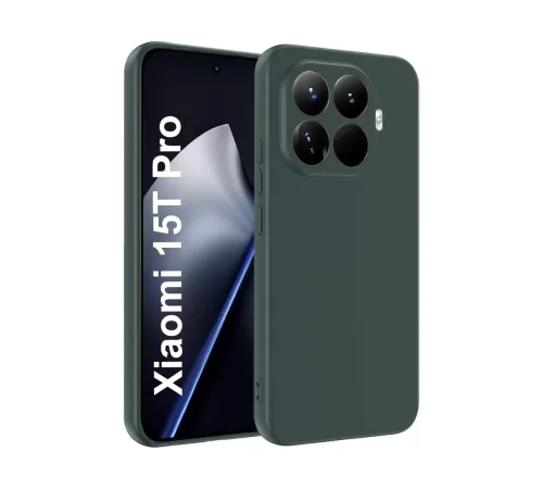 Xiaomi Mi 15T Pro First Silikon - Koyu Yeşil