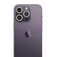 Apple iPhone 12 Pro Neon Fosforlu Kamera Lens - Beyaz